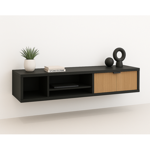 Rack Suspenso para Sala Tv Home em Mdf Alto Padrão