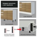 Ver imagem 3 de Armário De Cozinha Completa 300cm Branco/Rustic/Crema