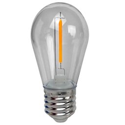Kit 20 Lâmpada Led Filamento Amarelo 1w E-27 127v Foxlux - 1