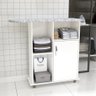 Tábua de Passar Roupa Miami com 1 Porta e Nicho Branco - 2