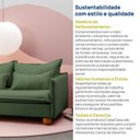 Ver mais imagens de Sofá Modular 2 Lugares Braço Lateral com Pé Bolinha Sôma CabeCasa MadeiraOriginals