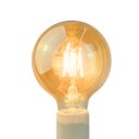 Ver imagem 1 de Lâmpada Filamento Led G95 4w 400lm Branco Quente 2500k Redonda E27 Biv Marca Roya