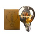 Ver imagem 2 de Lâmpada Filamento Led G95 4w 400lm Branco Quente 2500k Redonda E27 Biv Marca Roya