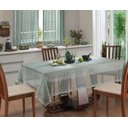 Ver imagem 2 de Toalha de Mesa Retangular 6 lugares em Renda Color Interlar - Pistache