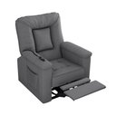 Ver imagem 3 de Poltrona Reclinável Elétrica Mx-40 Porsche Suede Confort Cinza Loja Sheep