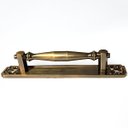 Ver imagem 2 de Puxador Duplo Strauss 250mm Café Antigo Porta Pivotante Correr Passagem Madeira Vidro Rústico