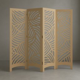 Biombo Divisória Mdf 1,80x2,40m - 4 Folhas Desmontável com Kit Montagem - 1