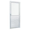 Ver imagem 1 de Porta de Alumínio com Vidro Liso Sólida Mgm 210 x 80cm