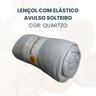 Lençol Avulso Solteiro de Malha Vivaldi Premium Sul Brasil:quartzo - 2