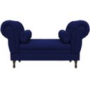 Ver imagem 2 de Recamier Grécia 160x50 Suede Azul Marinho - Dominic Decor Grecia