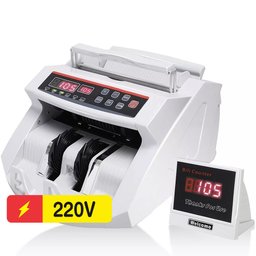 Máquina de Contar Dinheiro Cédulas Lorben Detecta Nota Falsa 220v - 1