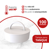100 Unidades Tampa para Válvula Pia e Lavatório Tam. Grande Cor Branco Durín - 2