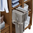 Ver imagem 4 de Guarda-roupa Brasil Casal Imbuia 4 Portas Espelhos 3 Gavetas Internas Madeira Maciça de Pinus -