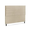 Ver imagem 2 de Cabeceira Estofados Casal King Quarto 1,95cm Talita Suede Bege Madelina Decor