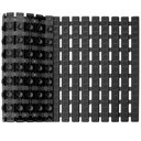 Ver imagem 2 de Tapete para Banheiro Antiderrapante Preto Deck Linear 38x69cm Tbidblpr32 Kapazi
