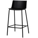 Ver imagem 2 de Kit 4 Banquetas Ipanema Média Fratini 86,50 cm (altura) em Polipropileno Base em Aço Preto