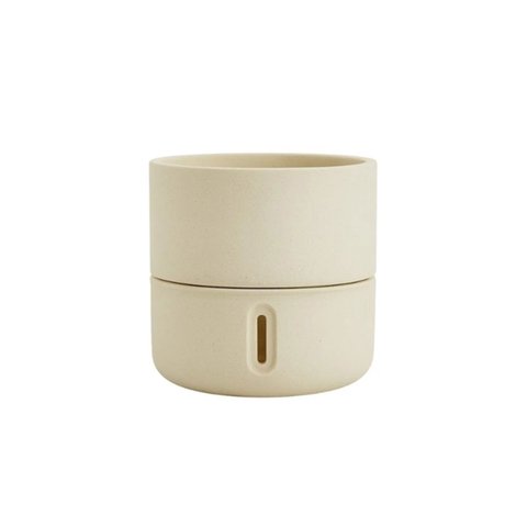 Vaso de Planta Inteligente Autoirrigável Brota Decor Urbi P:areia Bege