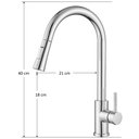 Ver imagem 5 de Torneira Cozinha Monocomando Gourmet Cromada:Cromado