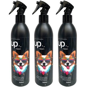Kit 03x Desembaraçador Pet com Queratina para Cachorro Fluido 500ml