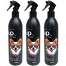 Kit 03x Desembaraçador Pet com Queratina para Cachorro Fluido 500ml - 1