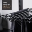 Ver mais imagens de Closet Aberto Modulado para Casal 225cm (Eternity 34) Preto