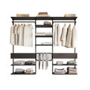 Ver imagem 2 de Closet Aberto Modulado para Casal 225cm (Eternity 34) Preto
