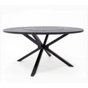 Ver imagem 2 de Mesa de Jantar Pétalas 6 Lugares Redonda MDF 150cm Preto