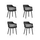 Ver imagem 3 de Conjunto 4 Cadeiras com Assento Estofado Montreal Fratini