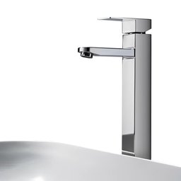 Torneira para Banheiro Bica Alta Inox Cuba de Sobrepor Monocomando - 2