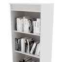 Ver imagem 7 de Estante Armário Alta Livreiro Multiuso Office 4 Prateleiras Branco