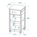Ver imagem 7 de Gabinete Banheiro Ditália Ba-130 Cor:Branco Branco