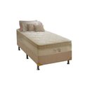 Ver imagem 1 de Cama Box Solteiro: Colchão Molas Ensacadas Anjos MasterPocket King Best + Base CRC Suede Clean(