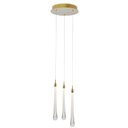 Ver imagem 2 de Pendente Goccia 30cm x 41cm 3x3w 3000k 480 Lúmens OC002M Bella Iluminação