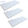 Kit 3 Prateleira Branca 70X30 + Suporte Flutuante Mdf  Organizadora Decoração Cozinha Banheiro Sala - 2