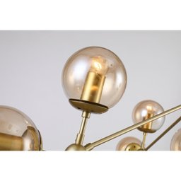 Pendente 100x57,5cm 10xE27 Bolinha 400w Orbe Bella Iluminação - 5