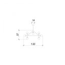 Ver imagem 2 de Lustre Pendente 100x57,5cm 10xE27 Bolinha 400w Orbe Bella Iluminação