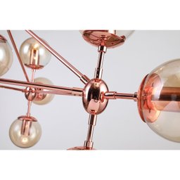 Pendente 100x57,5cm 10xE27 Bolinha 400w Orbe Bella Iluminação - 3