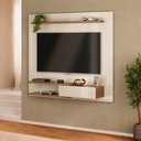 Ver imagem 4 de Painel para Tv até 50 Polegadas 1 Porta Monza Off White/cinamomo C/ Suporte para Tv - Artely