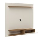Ver imagem 1 de Painel para Tv até 50 Polegadas 1 Porta Monza Off White/cinamomo C/ Suporte para Tv - Artely