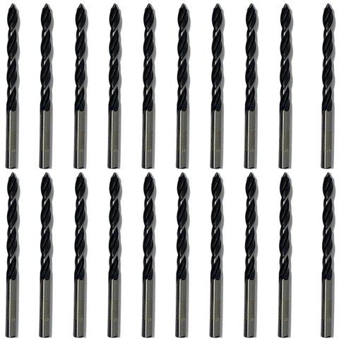 20 Brocas Madeira Prando 3 Pontas 06mm
