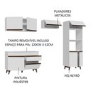Ver imagem 4 de Armário de Cozinha Completa 260cm Branco Reims Madesa 09