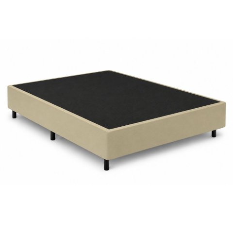 Cama Box Base Casal Queen 1,58m Suede Marsala