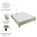 Ver imagem 4 de Cama Box Base Casal Queen 1,58m Suede Marsala