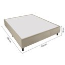 Ver imagem 3 de Cama Box Base Casal Queen 1,58m Suede Marsala