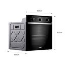 Ver imagem 4 de Forno de Embutir Elétrico Consul 84 Litros Timer Autodesligamento - Cob84be