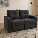 Ver imagem 1 de Sofá Cama Reclinável Kiara 2 Lugares