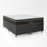 Cama Box Baú Queen Bipartido + Colchão Paris Molas Ensacadas Pocket - 66x158x198cm - Couro - 5