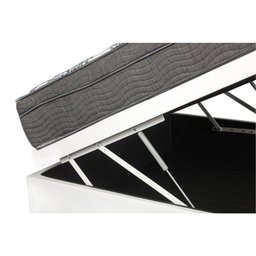 Cama Box com Baú Viúva Blindado + Colchão de Molas Ensacadas - Ortobom - Iso Superpocket 128cm - Bra - 3