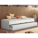 Ver imagem 6 de Bicama Cama com Auxiliar Solteiro Branca Chiara - Phoenix Baby