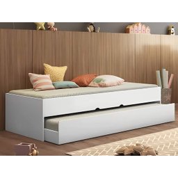 Bicama Cama com Auxiliar Solteiro Branca Chiara - Phoenix Baby - 6